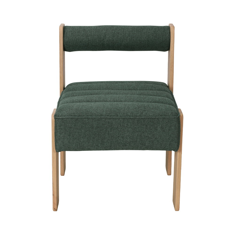 직물 고무 나무 식당 의자