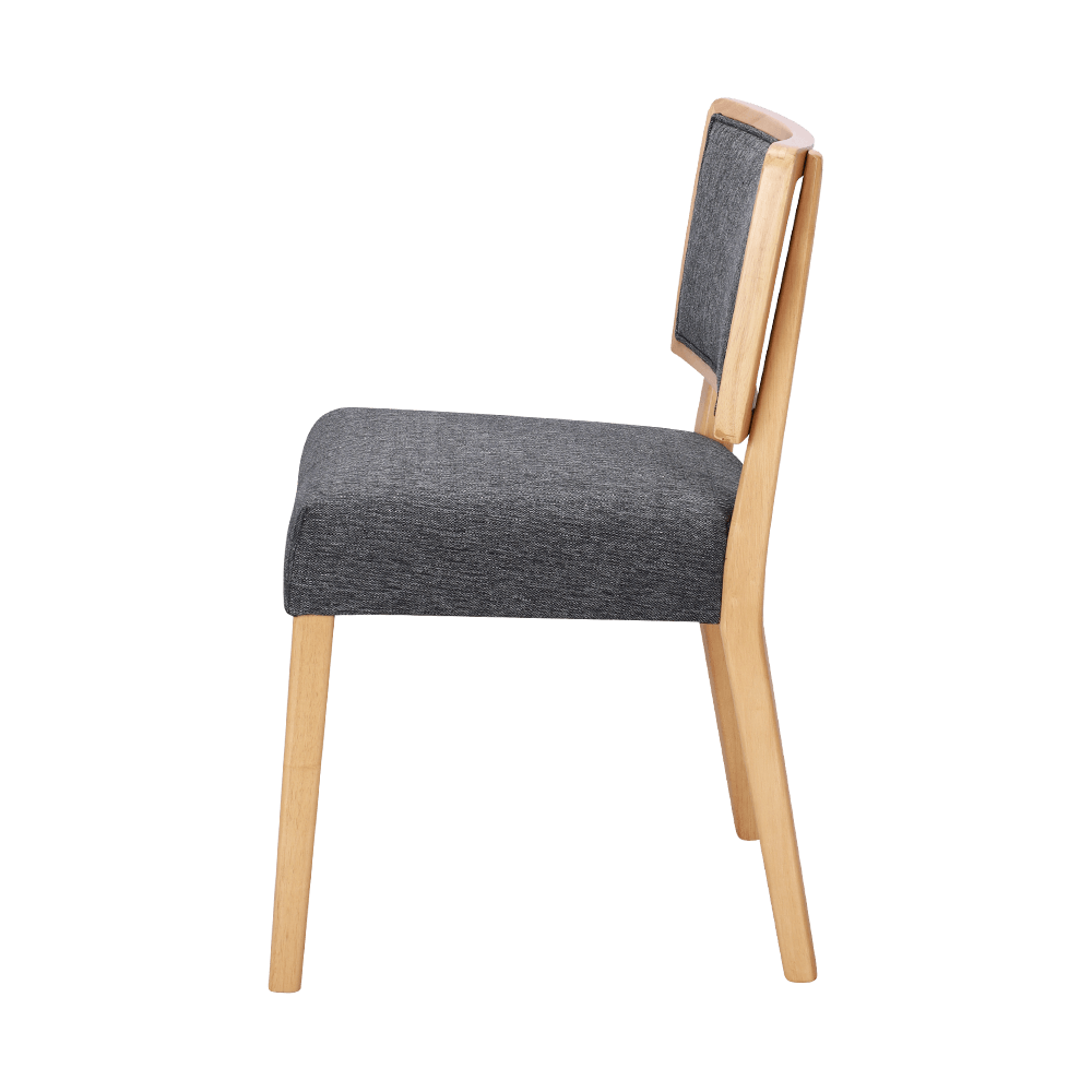 가죽 폼 쿠션 단단한 나무 식당 의자