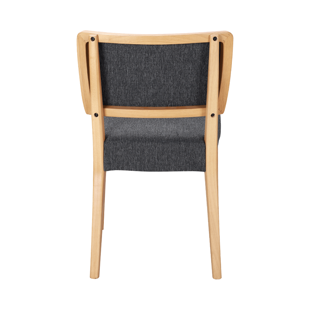 가죽 폼 쿠션 단단한 나무 식당 의자