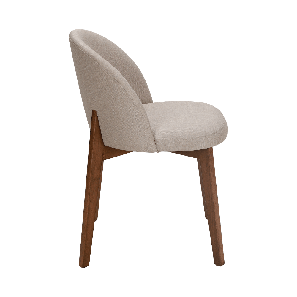 팔이없는 단단한 나무 식당 의자