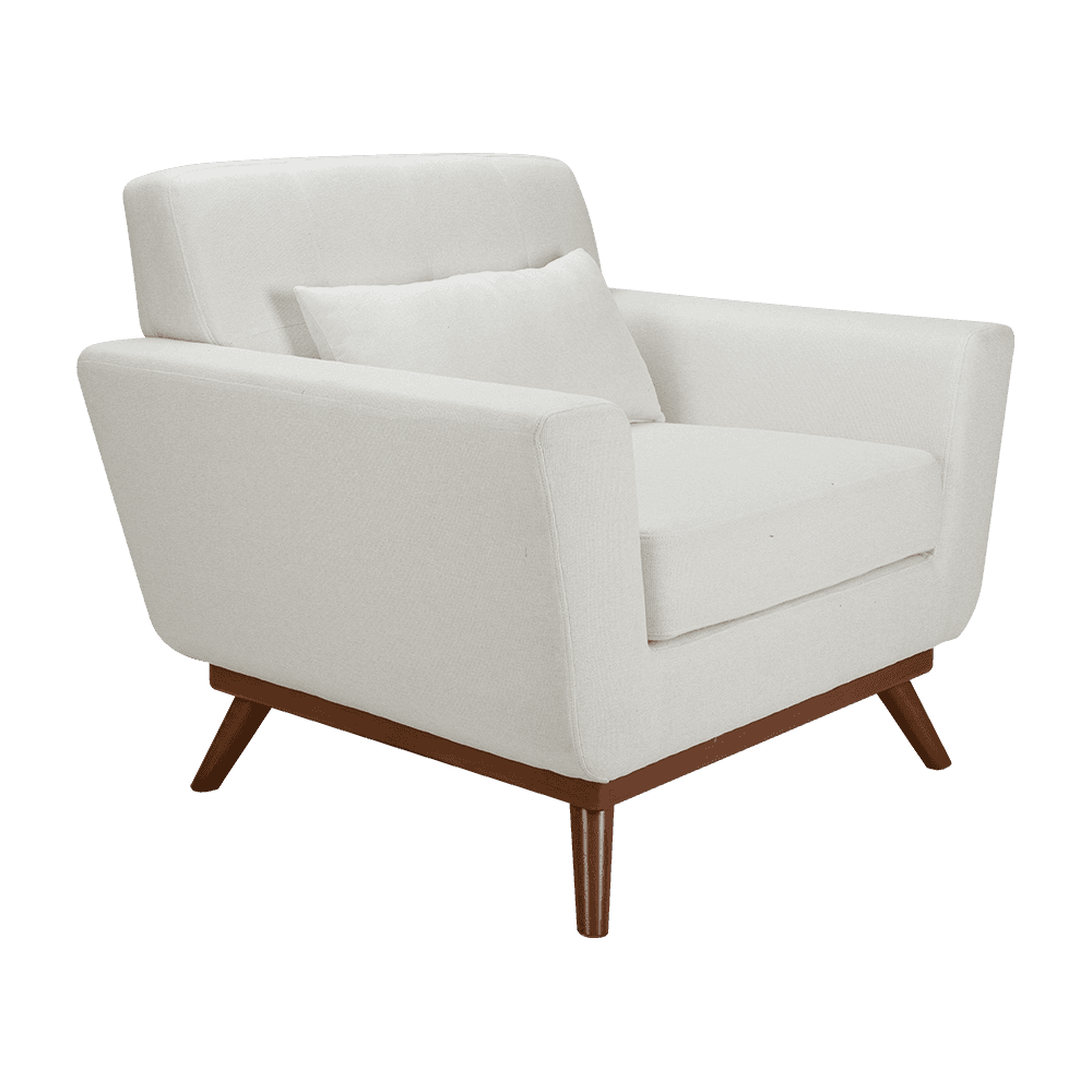 고무 나무 직물 단일 소파