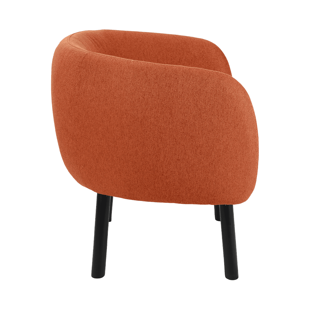 직물 단단한 나무 식당 의자