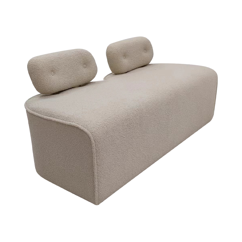 이중 소파 스폰지 소파는 등받이가있는 Loveseat